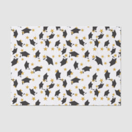 Papel De Seda Bonés de formatura E Estrelas