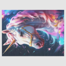 Bonita Fantasy Rainbow Unicorn Birthday Gift Wrap