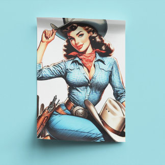 Papel De Seda Bonita Vintage Country Girl