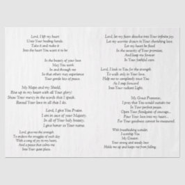 Papel De Seda Bonitas Orações Desfazem Tecidos