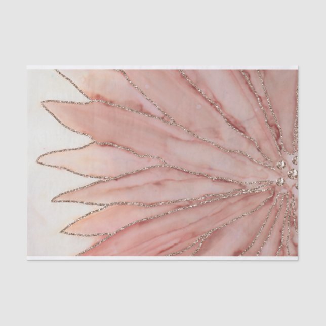 Papel De Seda Bonito a rosa (Frente )