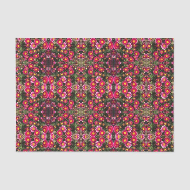 Papel De Seda Bonito Cerice Daisies - Decoupage Padrão (Frente )