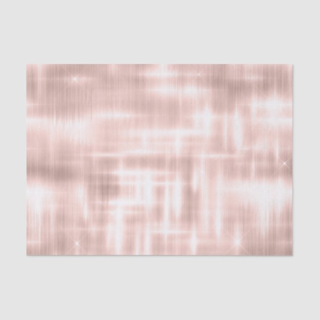 Papel De Seda Bonito faixa branca de Abstrato branco rosa-claro (Frente )