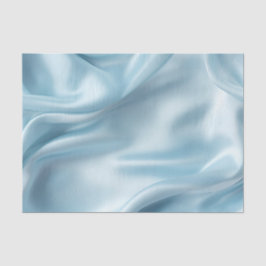 Papel De Seda Bonito Feminina Light Blue Faux Satin