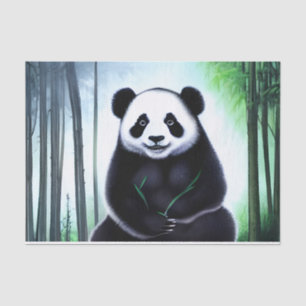 Papel De Seda Bonito, Fofinho Pequeno Urso de Panda