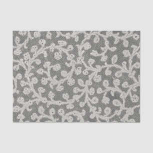 Papel De Seda Bonito Linen White Lace Antique de Casamento 