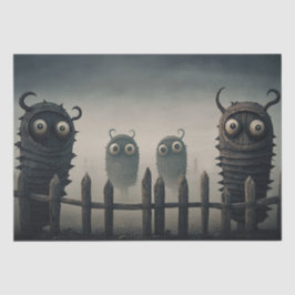 Papel De Seda Bonito, Monstros Assustadores