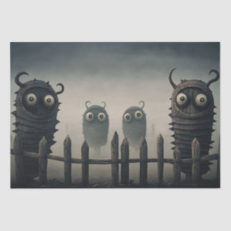 Papel De Seda Bonito, Monstros Assustadores