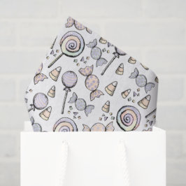 Papel De Seda Bonito pastel Halloween Bebê doce