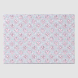 Papel De Seda Bonito Pastel Kawaii Bunny Dot Mandala Art Fans