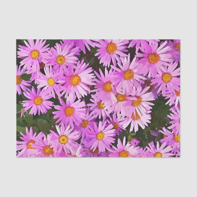 PAPEL DE SEDA BONITO PINK DAISIES (Frente )
