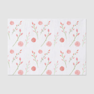 Papel De Seda Bonito rosas rosa aquarela Floral