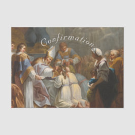 Papel De Seda Bonito Sacramento de Confirmação