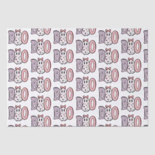 Papel De Seda Boo Fantasma, Rosa, Rosa, Branco, Dia das Bruxas