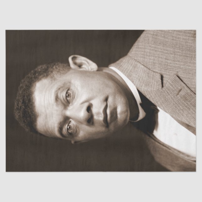 Papel De Seda Booker Washington: Educador Afro-Americano (Frente )
