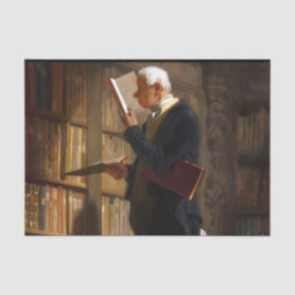 Papel De Seda Bookworm Carl Spitzweg Art