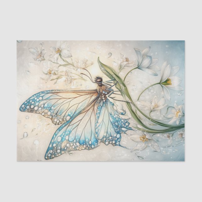 Papel De Seda Borboleta (Frente )