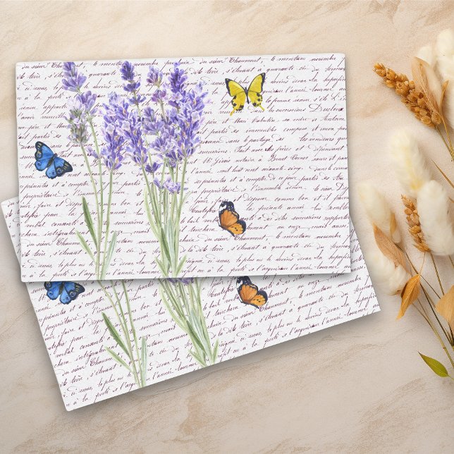 Papel De Seda Borboleta Aquarela Decoupage Lavanda  (Criador carregado)