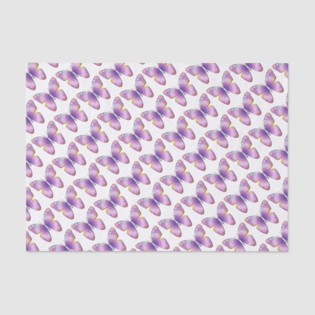 Papel De Seda Borboleta da fantasia (Frente )