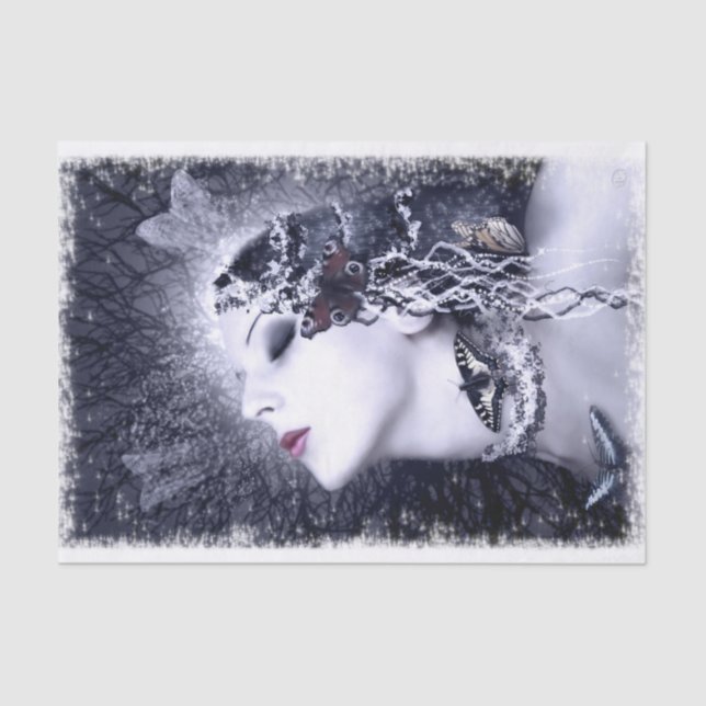 Papel De Seda Borboleta de Falln (Frente )