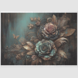 Papel De Seda Borboleta de rendas Ephemera, Rosas, Dissociação F