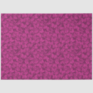 Papel De Seda Borboleta Floral Natural Roxa Moderna de Luxo