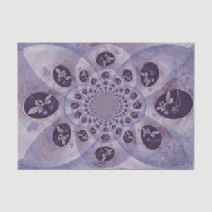 Papel De Seda Borboletas Abstrato Hippie Boho