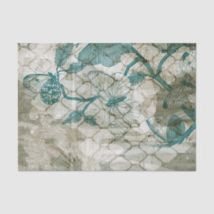 Papel De Seda Borboletas árabes VI