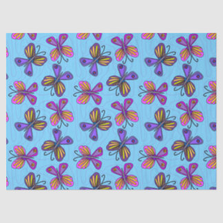 Papel De Seda Borboletas Divertidas