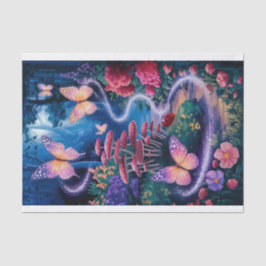 Papel De Seda Borboletas, Pavial da Noite Eetérea,