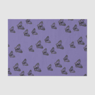 Papel De Seda Borboletas Roxas Borboletas Violetas