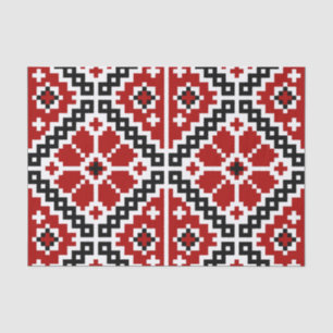 Papel De Seda Bordado ucraniano