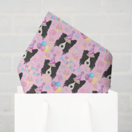 Papel De Seda Border Collie Tissue Paper in Pink