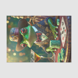 Papel De Seda Boss Sapo, Sapo jogando Cartas
