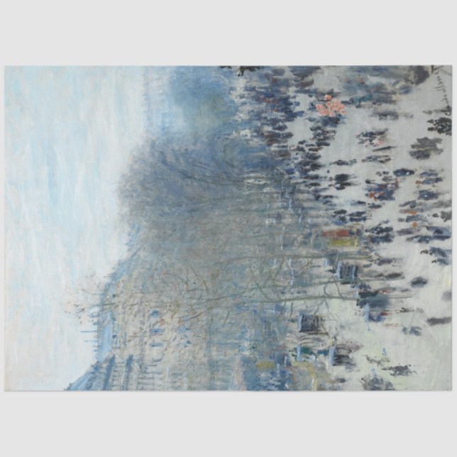 Papel De Seda Boulevard des Capucines, por Claude Monet (Frente )