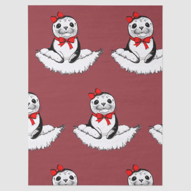 Papel De Seda Bow-tiful Seal – Christmas Edition (Frente )