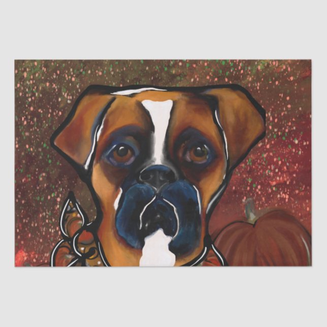 Papel De Seda Boxer Dog (Frente )