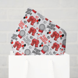 Papel De Seda Boxing Birthday Tissue Paper