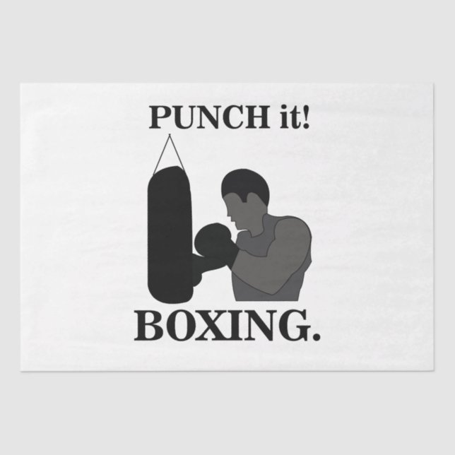Papel De Seda Boxing Sport Boxing It Boxing (Frente )