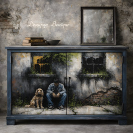 Papel De Seda Boy and Dog Quiet Urban Decay Moody Decoupage