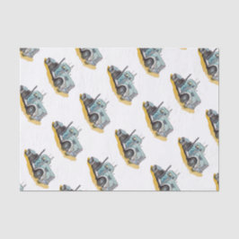 Papel De Seda Boys Birthday Party Blue Semi Truck