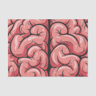 Papel De Seda Brain Pattern Tissue Paper