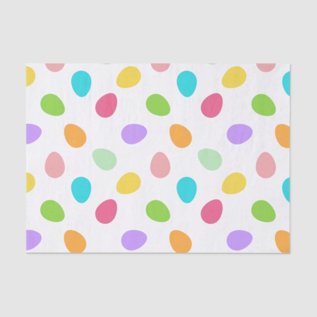 Papel De Seda Branca de Ovos Básicos (Frente )