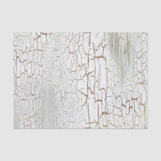 Papel De Seda Branco de Distressded (Frente )