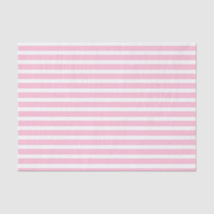 Papel De Seda Brandamente cor-de-rosa e branco listra o lenço d