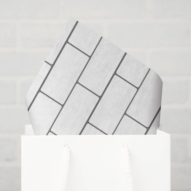 Papel De Seda Bricks de Arquitetura Artisan Modern Multiuse (Sacola de presentes)