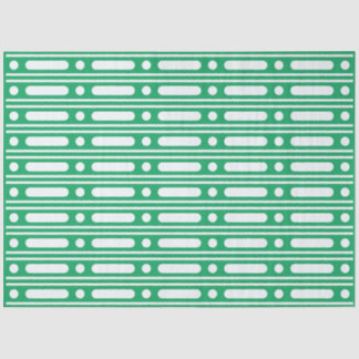 Papel De Seda Bright Green Dots Border Decoupage Paper