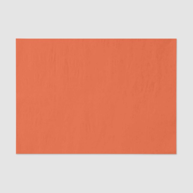 Papel De Seda Bright Orange Minimalist Solid Background (Frente )
