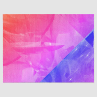 Papel De Seda Bright pink red blue abstract beautiful design