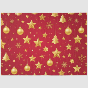 Papel De Seda Brilhando Forte na Noite de Natal